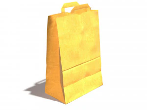 paper bag pbr low poly 3D Model