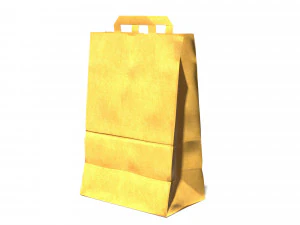 paper bag pbr low poly 3D Model