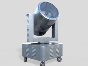 uitgerust zoeklicht 3D Model