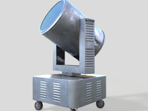 riged search light Model 3D