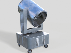 riged search light Model 3D
