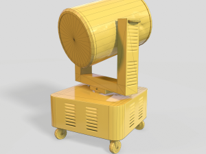 riged search light Model 3D