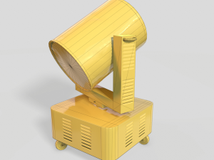 riged search light Model 3D