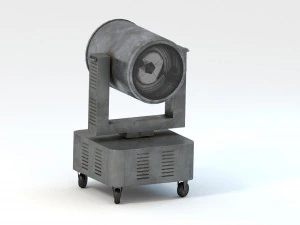 riged search light 3D Model
