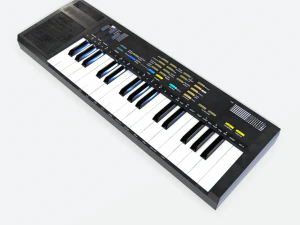 synthesizer pbr low poly 3D Model