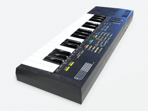 synthesizer pbr low poly 3D मॉडल