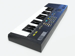 synthesizer pbr low poly 3D Model