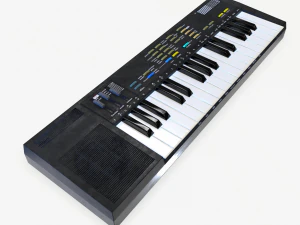 synthesizer pbr low poly 3D Model