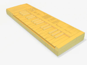 synthesizer pbr low poly 3D Model