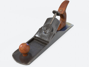 vintage plane pbr low poly Modello 3D