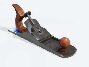 vintage plane pbr low poly 3D Model