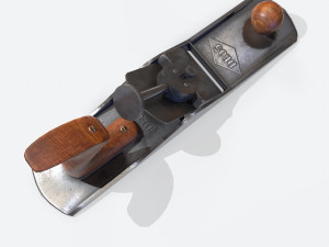 vintage plane pbr low poly Modello 3D