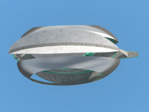 futuristic architecture skyscraper 06 Modelo 3D