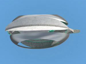 futuristic architecture skyscraper 06 3D Model