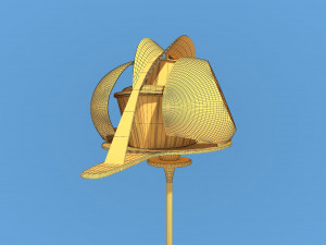 futuristic architecture skyscraper 06 Modelo 3D