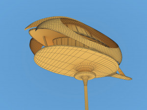 futuristic architecture skyscraper 06 Modelo 3D