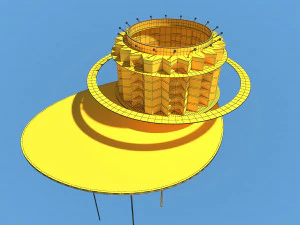 futuristic architecture skyscraper 08 3D Model