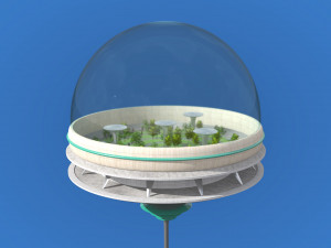 futuristic architecture skyscraper 09 3D Model