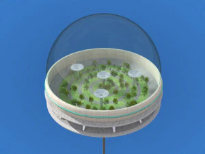 futuristic architecture skyscraper 09 3D Model