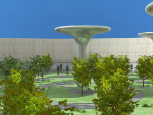 futuristic architecture skyscraper 09 Model 3D