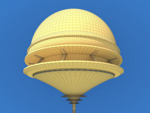 futuristic architecture skyscraper 09 Model 3D