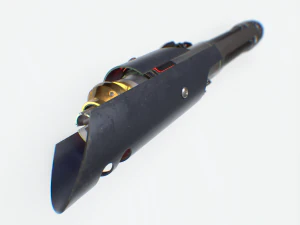 sabre de luz hp pbr Modelo 3D