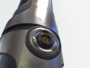 sabre de luz hp pbr Modelo 3D