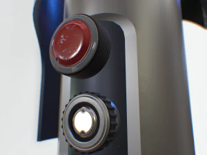 sabre de luz hp pbr Modelo 3D