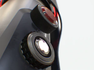 sabre de luz hp pbr Modelo 3D