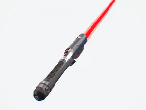 sabre de luz hp pbr Modelo 3D
