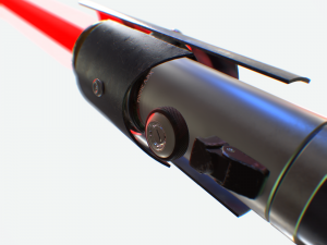 lightsaber hp pbr Modello 3D