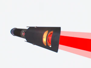 sabre de luz hp pbr Modelo 3D