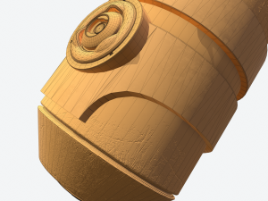 lightsaber hp pbr Modello 3D