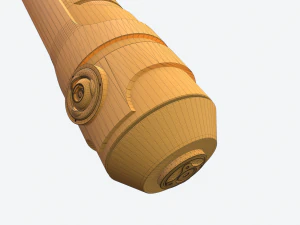 sabre de luz hp pbr Modelo 3D