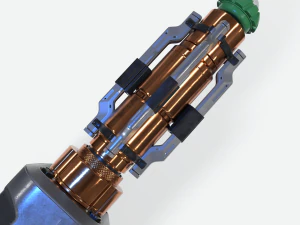 звуковая отвертка научно-фантастическая pbr 3D Модель