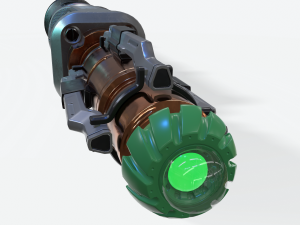 sonic screwdriver sci-fi pbr 3D Model