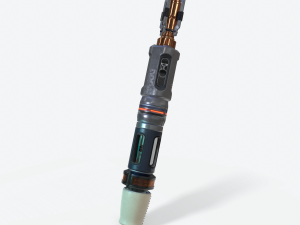 sonic screwdriver sci-fi pbr 3D Model