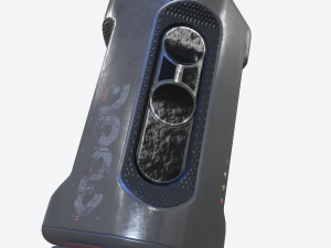 sonic screwdriver sci-fi pbr 3D Model