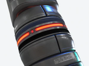 звуковая отвертка научно-фантастическая pbr 3D Модель