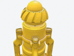 звуковая отвертка научно-фантастическая pbr 3D Модель