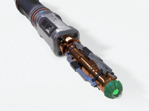 sonic screwdriver sci-fi pbr 3D Model
