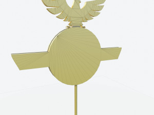 eagle cafe motorway sign Modelo 3D
