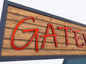 motel sign pbr Modello 3D