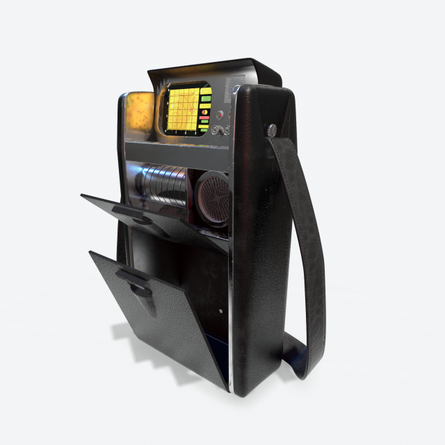 sci-fi medical tricoder Model 3D .c4d .max .obj .3ds .fbx .stl .blend 