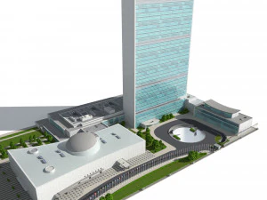 united nation headquarter 3D Model
