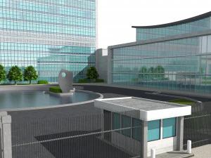 united nation headquarter 3D Model