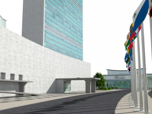 united nation headquarter 3D Model