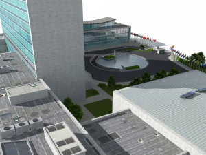 united nation headquarter 3D Model