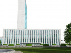 united nation headquarter Modèle 3D