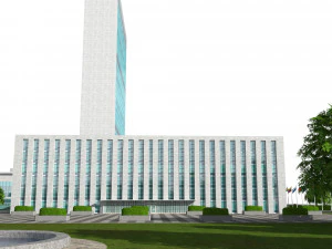 united nation headquarter 3D Model